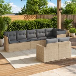 Practical 8 Piece Garden Sofa Set for Everyday Use