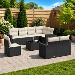 Practical 9 Piece Garden Sofa Set for Your Outdoor Needs