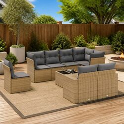 9 Piece Patio Seating Set: Perfect for Outdoor Gatherings