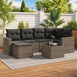 7-Piece Garden Sofa Set for Outdoor Enjoyment