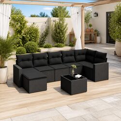 8-Piece Outdoor Sofa Set for Entertaining