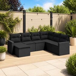 Practical 7 Piece Garden Sofa Set for Any Outdoor Space