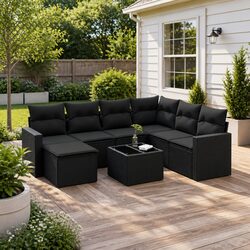 Ideal 8 Piece Garden Sofa Set for Your Home