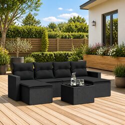 Practical 7 Piece Outdoor Sofa Set for Your Patio