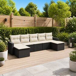 Practical 7-Piece Garden Sofa Set for Your Outdoor Areas