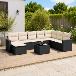 Versatile 9 Piece Outdoor Sofa Set for Relaxing