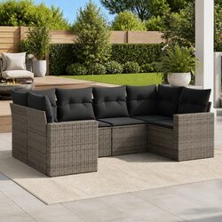 Versatile Grey Garden Sofa Set for Your Patio or Terrace