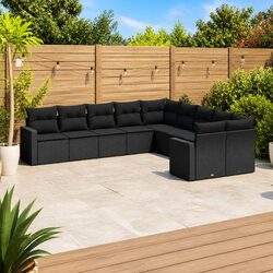10-Piece Modular Sofa Set for Outdoor Use