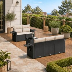 Practical 6-Piece Garden Sofa Set for Your Patio