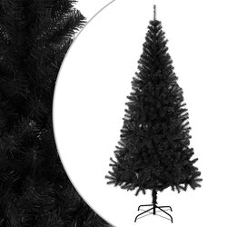 Practical Black 180 cm Artificial Christmas Tree for Your Home