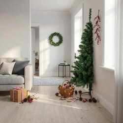 Practical 180cm Half Christmas Tree for Any Setting