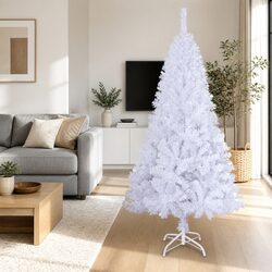 Versatile White Christmas Tree 150cm for Indoor Use
