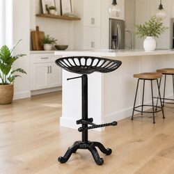Black Bar Stool for Home and Cafes