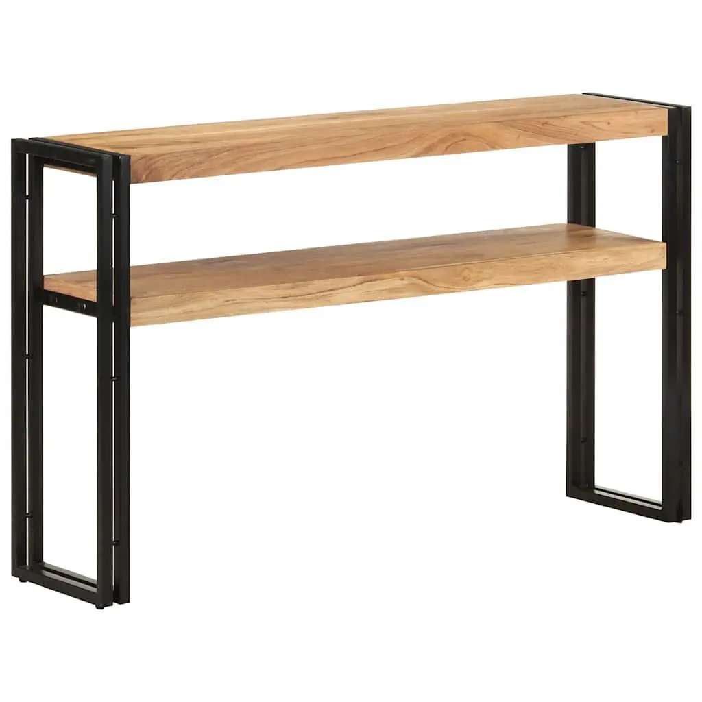 Console Table Acacia Wood 120x30x75 cm Brown