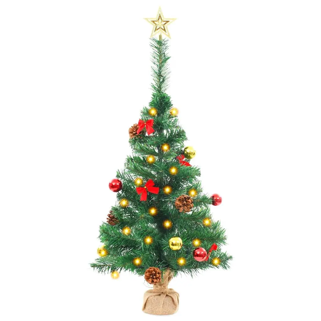 Artificial Christmas Tree Pre-lit Green 64cm LED