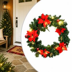 Practical Christmas Wreath for Festive Indoor and Outdoor Use