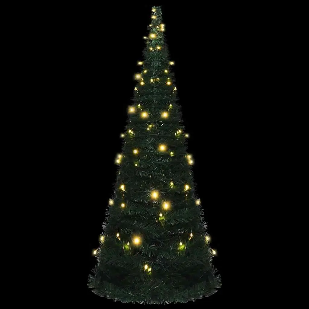 Artificial Christmas Tree Pop-up Green 210cm Pre-lit LED