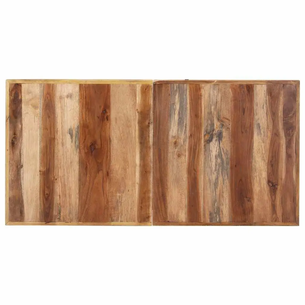 Solid Wood Dining Table 140x70x75 cm Brown