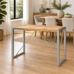 Practical Dining Table 120x60x75 cm for Everyday Use
