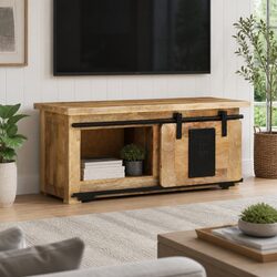 Functional TV Cabinet for Media and Storage Solutions
