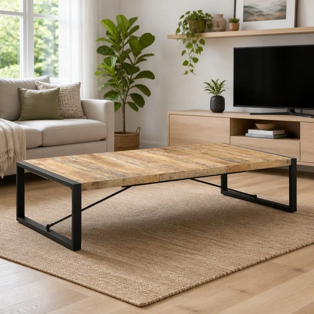 Coffee Table for Industrial-Style Homes