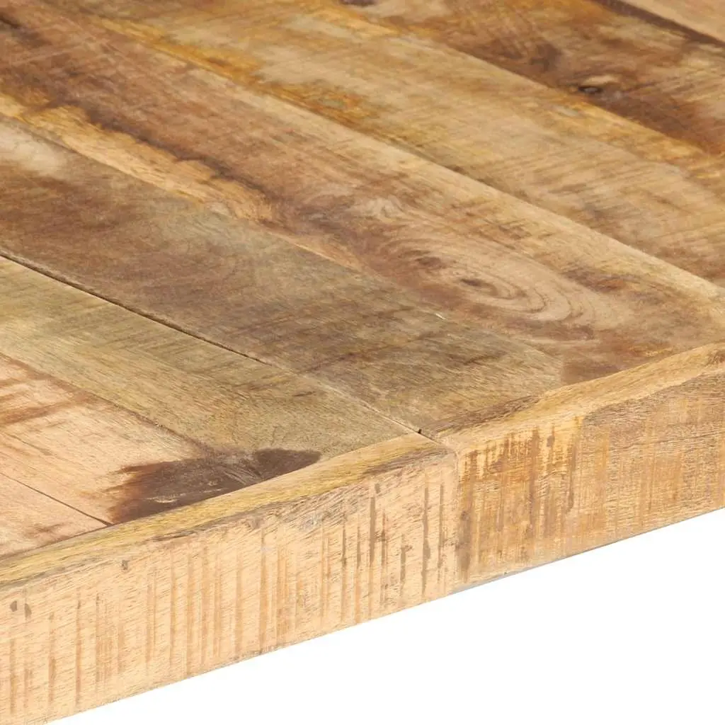 Coffee Table Industrial Style Brown Solid Mango Wood 180x90x40 cm with Steel Legs