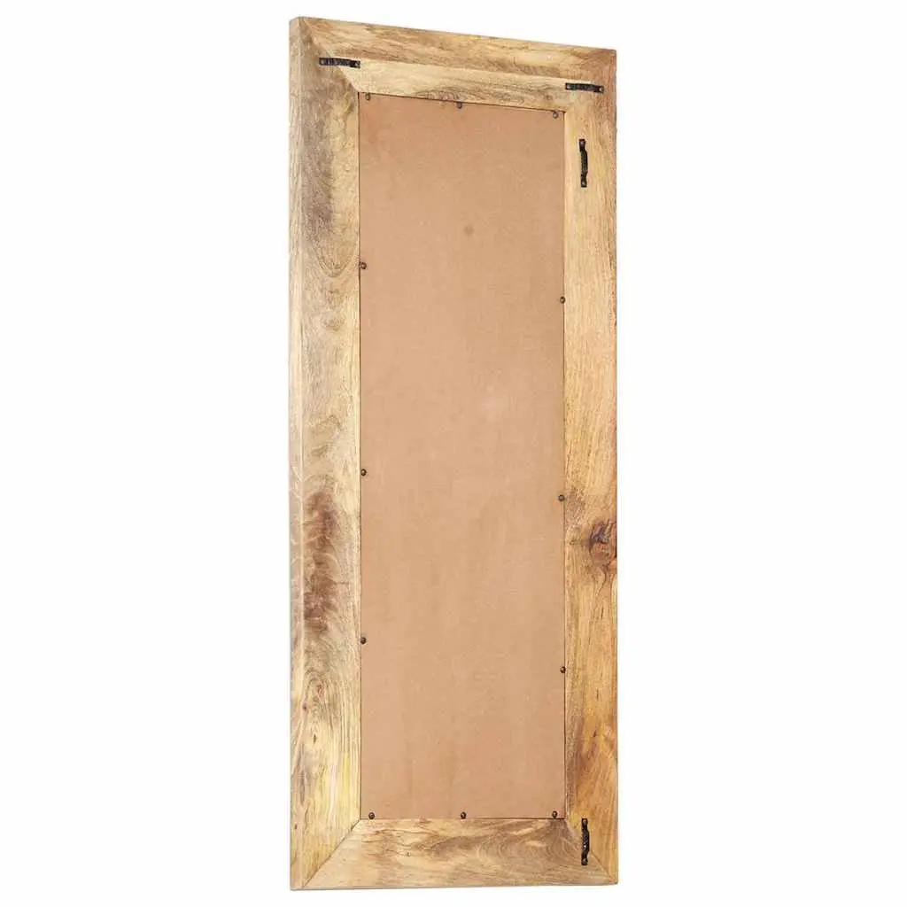 Hand-Carved Wooden Mirror for Home Use