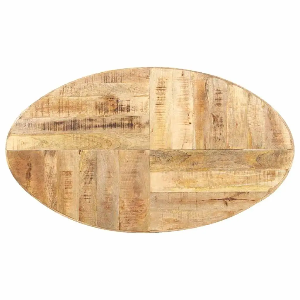 Mango Wood Dining Table Brown 140x80x75 cm Sturdy Construction Kitchen Furniture