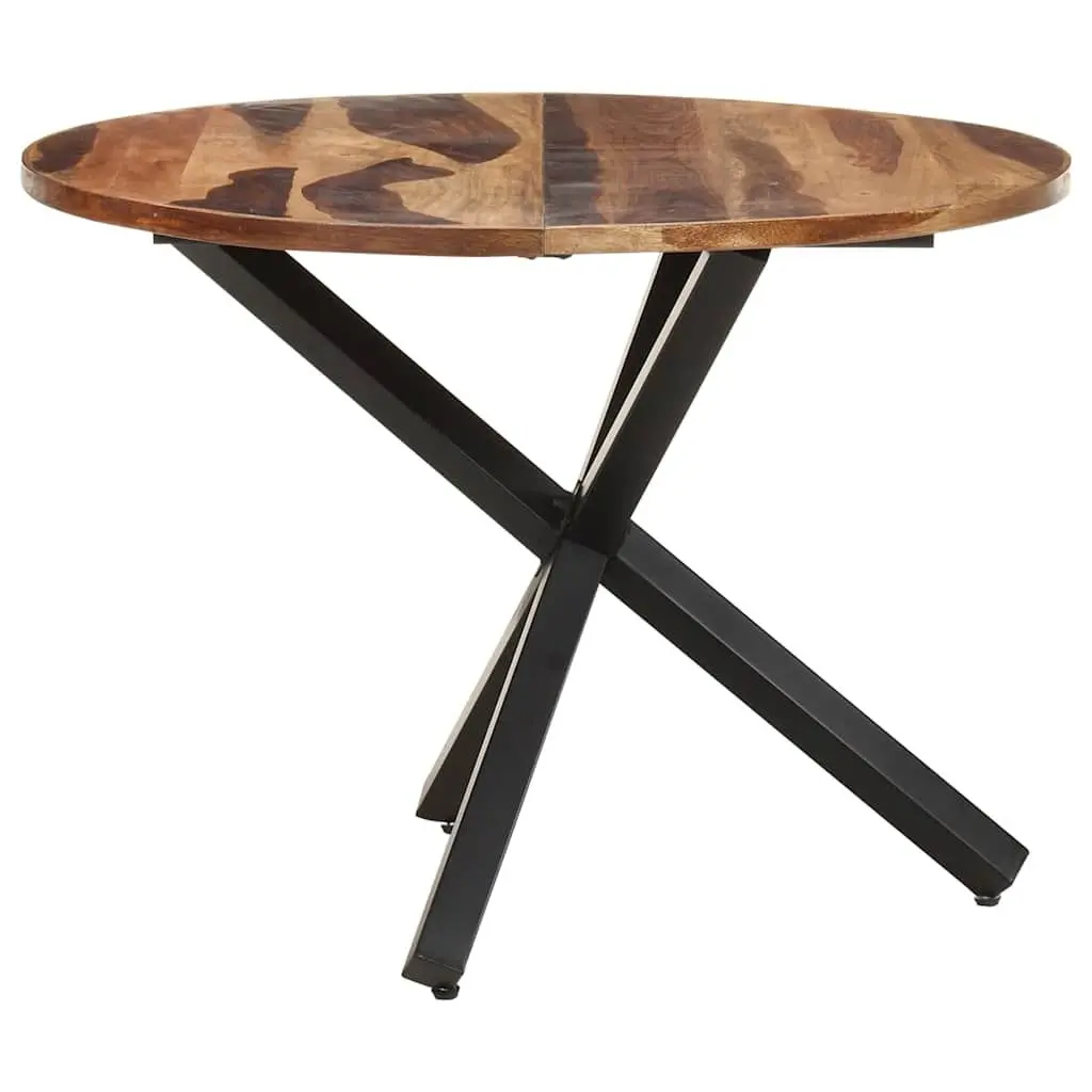 Dining Table 100x100x75 cm Solid Acacia Wood Furniture Kitchen Room Brown