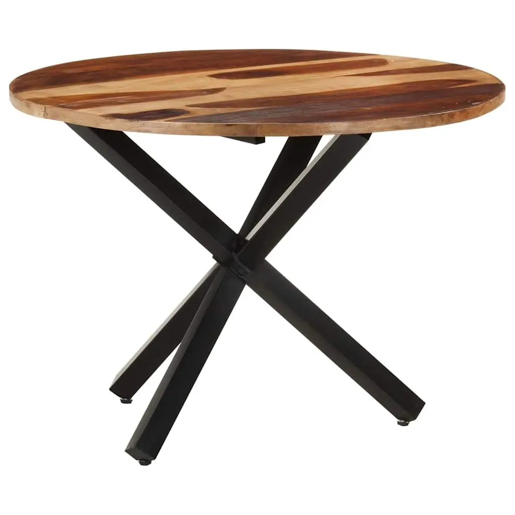 Dining Table 100x100x75 cm Solid Acacia Wood Furniture Kitchen Room Brown