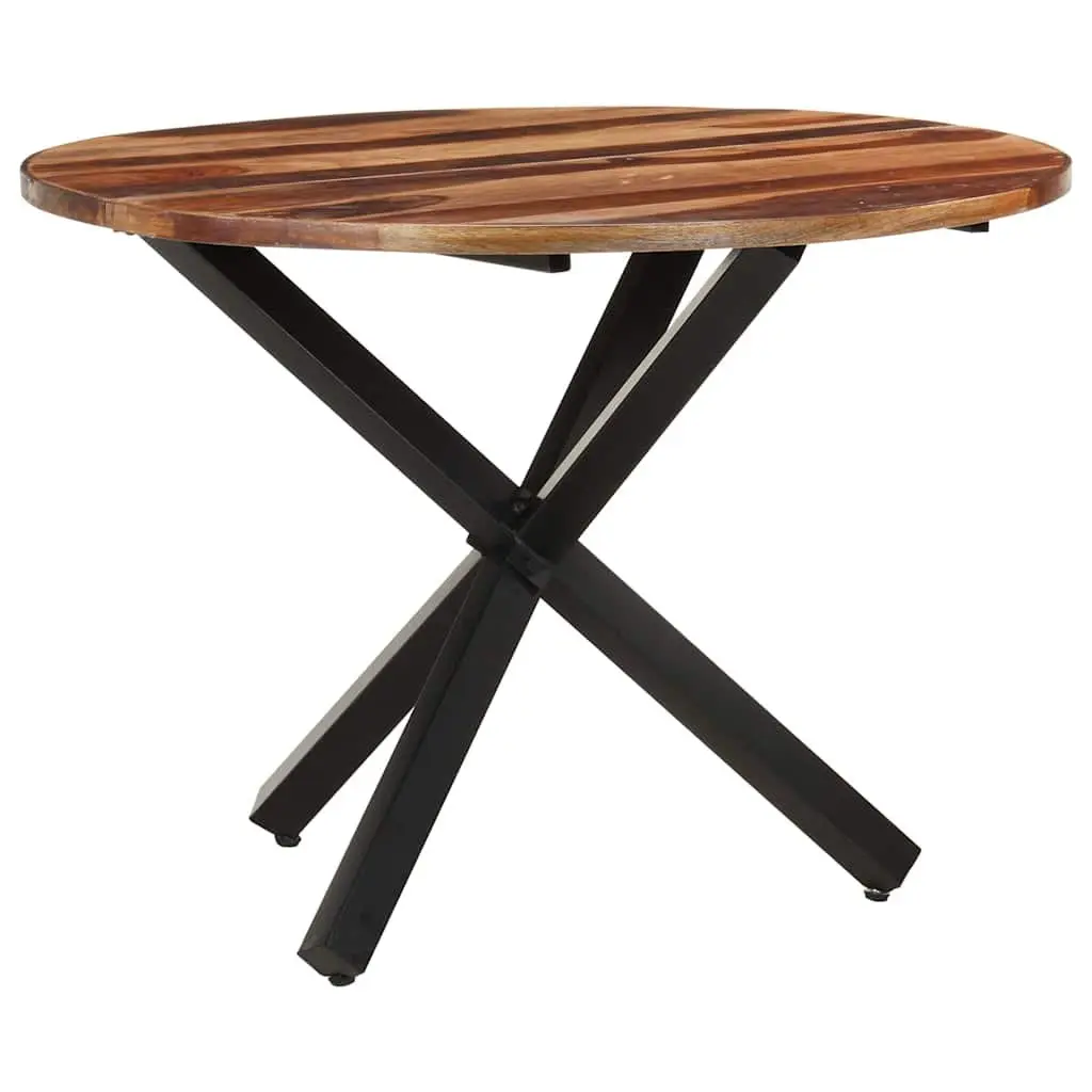 Dining Table 100x100x75 cm Solid Acacia Wood Furniture Kitchen Room Brown