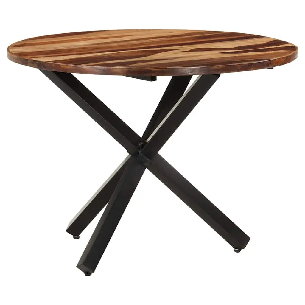 Dining Table 100x100x75 cm Solid Acacia Wood Furniture Kitchen Room Brown