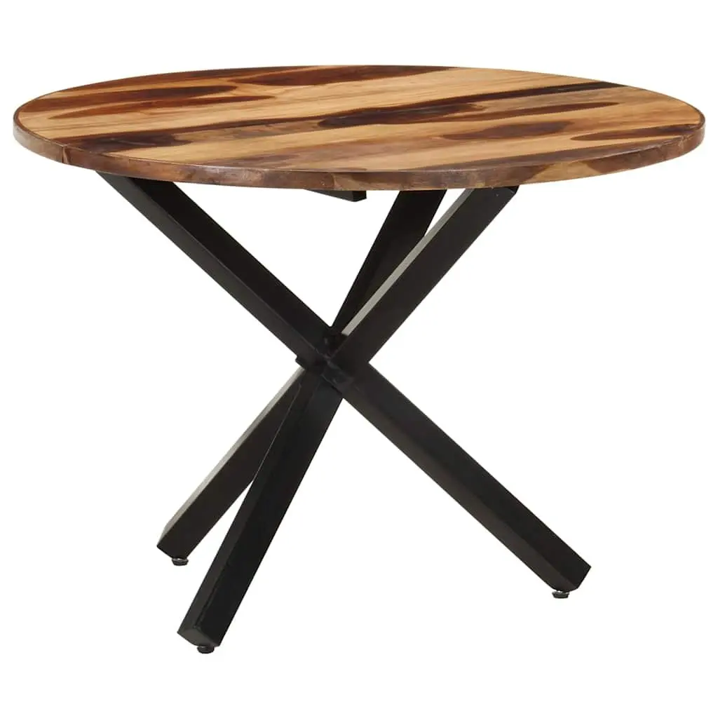 Dining Table 100x100x75 cm Solid Acacia Wood Furniture Kitchen Room Brown