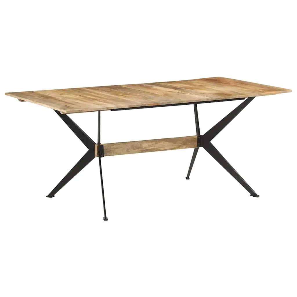 Solid Mango Wood Dining Table 180x90x76cm