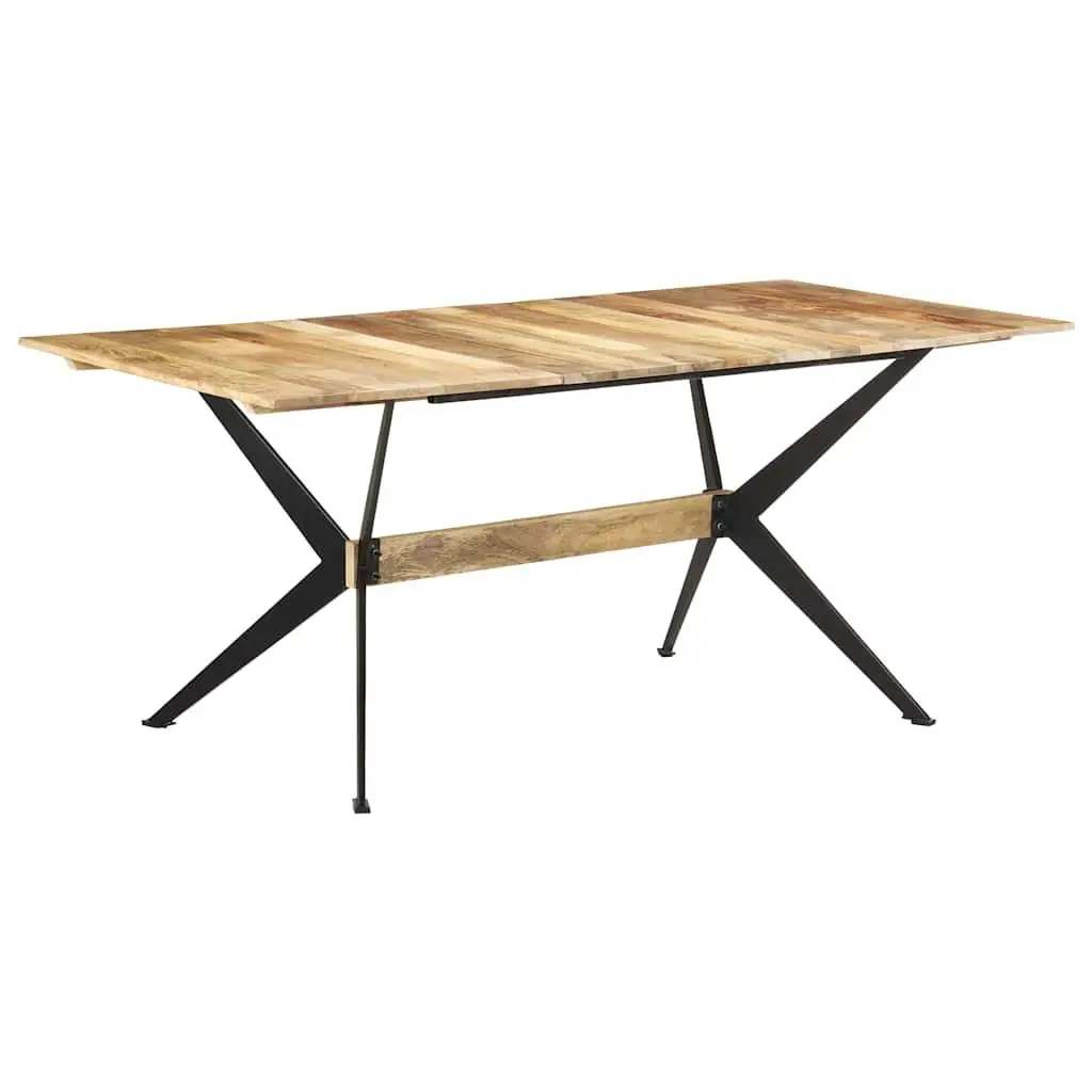 Solid Mango Wood Dining Table 180x90x76cm