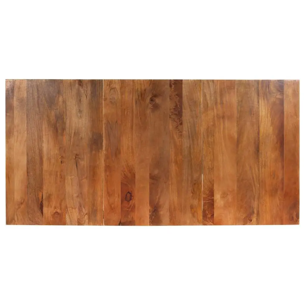 Solid Mango Wood Dining Table 180x90x76 cm Brown Kitchen Room Furniture