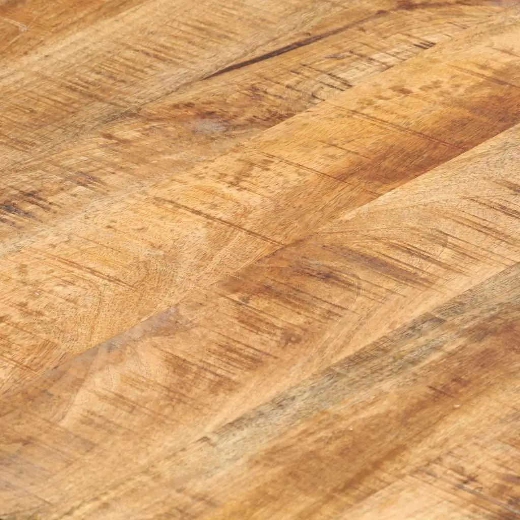 Coffee Table with Storage, Solid Mango Wood, 60x60x35 cm