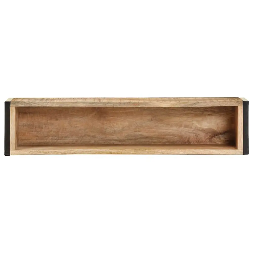 Wooden Planter Mango Wood 90x20x68 cm Brown Raised Garden Bed