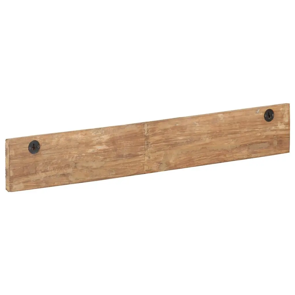 Coat Rack Solid Reclaimed Wood 100 x 15 cm Brown 5 Hooks Home Decor