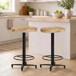 Functional Bar Stools, 2 Pieces, Great for Home Use