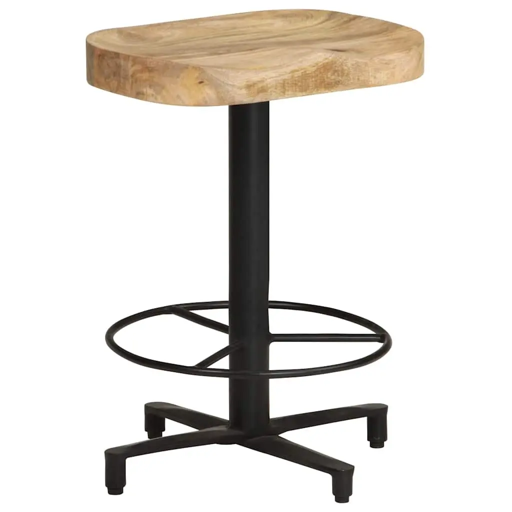 Bar Stools Solid Mango Wood 52 cm Brown Kitchen Counter Seating