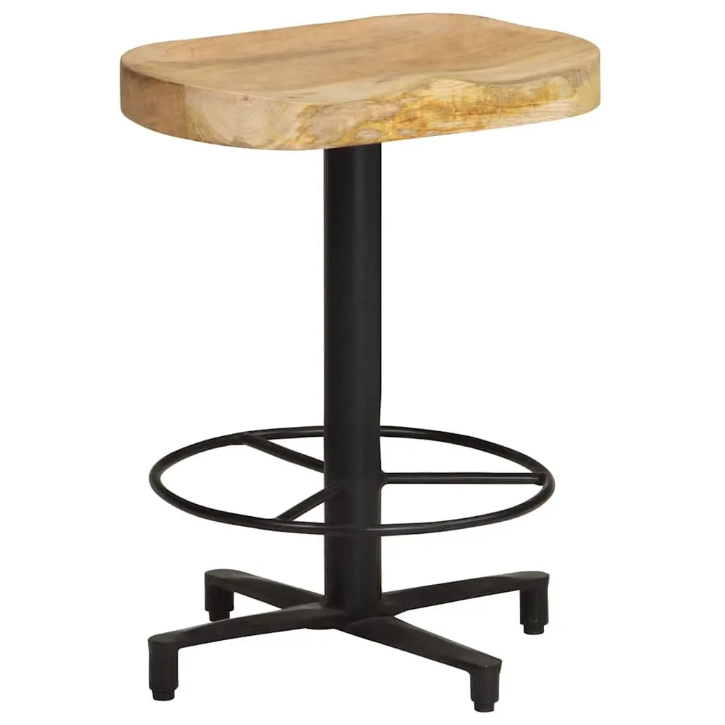 Bar Stools Solid Mango Wood 52 cm Brown Kitchen Counter Seating