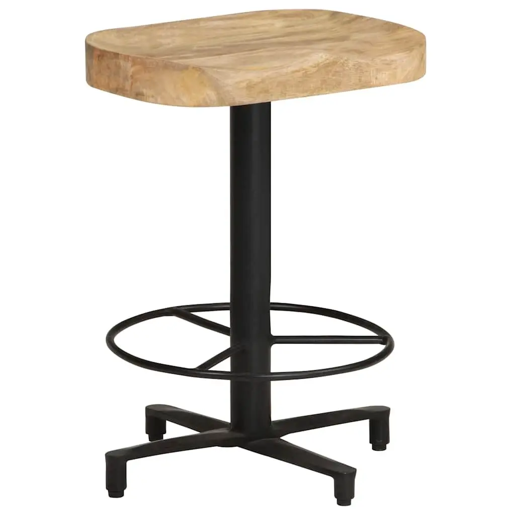 Bar Stools Solid Mango Wood 52 cm Brown Kitchen Counter Seating