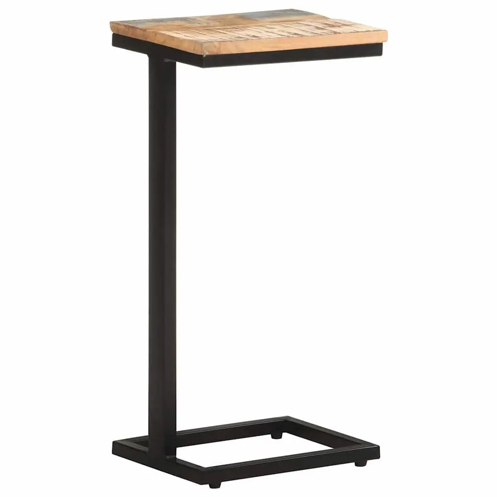 End Table Solid Reclaimed Wood 31.5W x 24.5D x 64.5H cm Brown 2 pcs