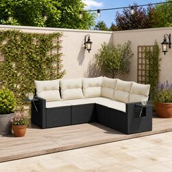 5 Piece Garden Sofa Set for Relaxing Outdoor Moments