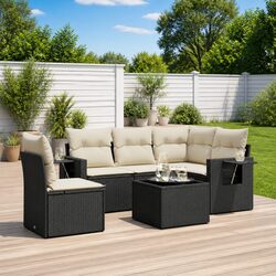 Practical 6 Piece Modular Sofa Set for Outdoor Use