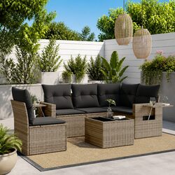 Practical 6 Piece Outdoor Sofa Set for Your Home