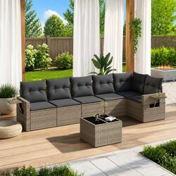 Practical 7-Piece Garden Sofa Set for Outdoor Living