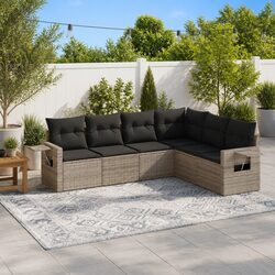 Ideal 6-Piece Garden Sofa Set for Outdoor Gatherings