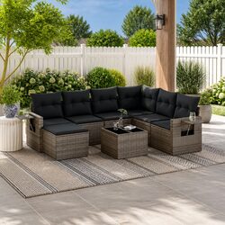 Versatile 8 Piece Garden Sofa Set for Any Outdoor Area